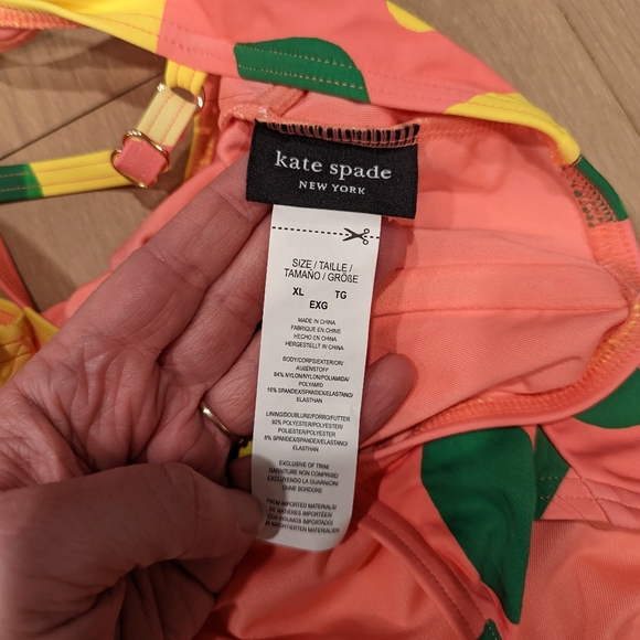 Pink Lemon Leaf Swimsuit - Picture 3 of 5